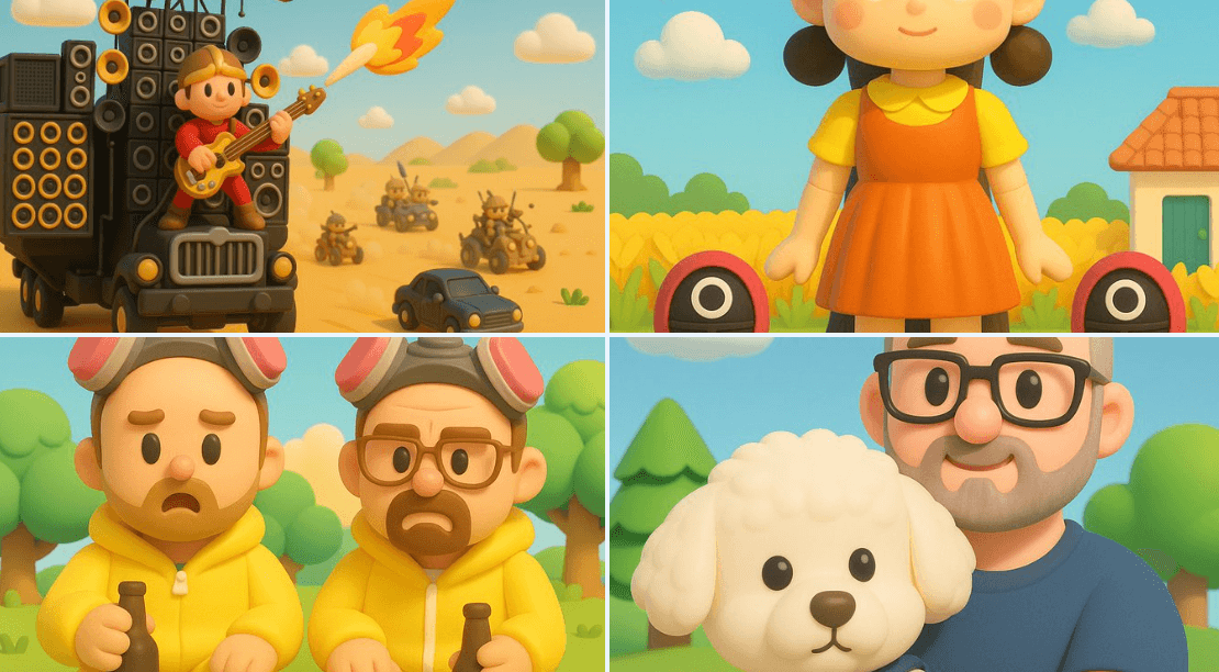 Nintendo-style 3D cartoon illustration (animal, cartoon)