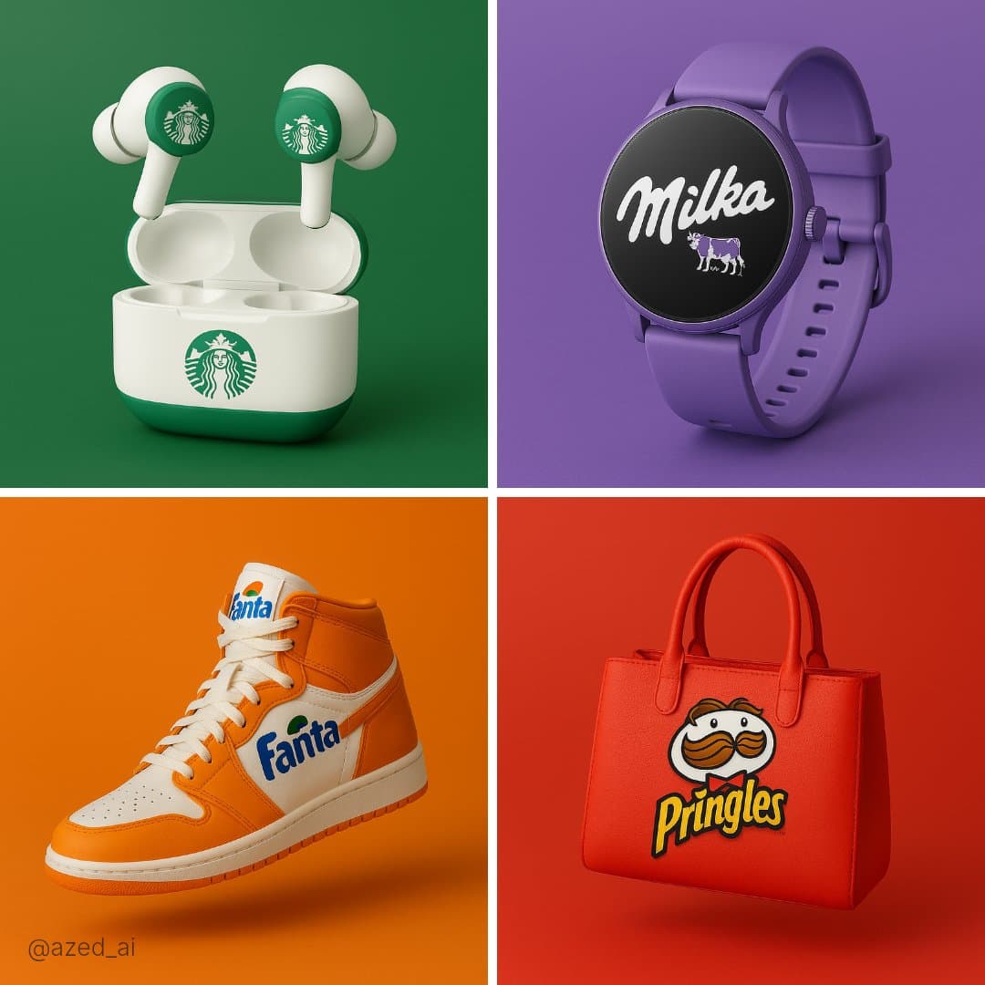 Turn your favorite brands into lifestyle products (branding, logo)