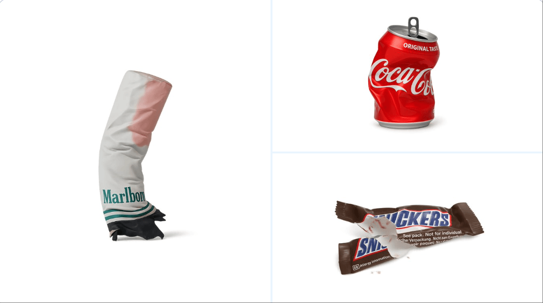 Texture processing for items (branding, minimalist)