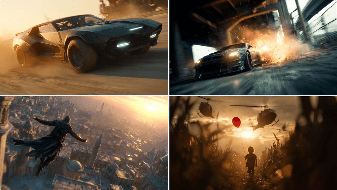 Generate movie atmosphere images (character, landscape)