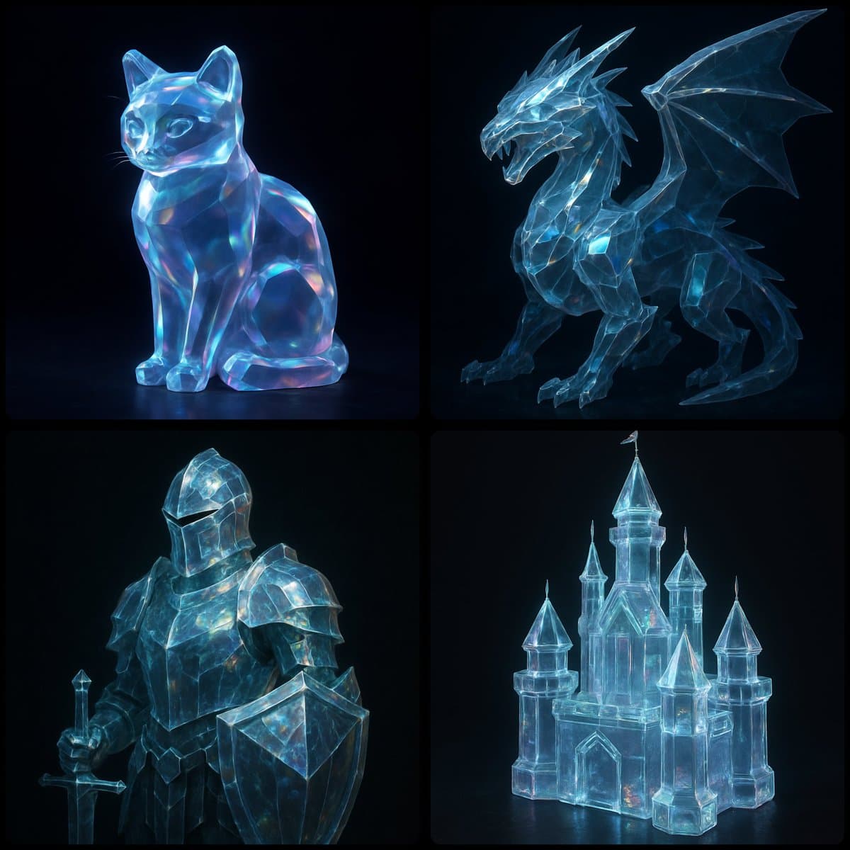 Translucent crystal effect (creative)