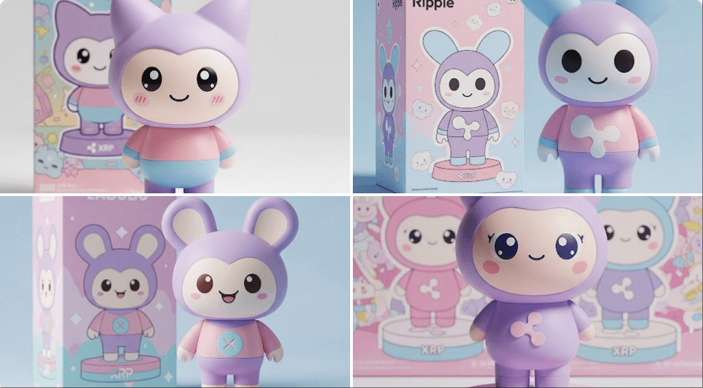 Cute Pastel Vinyl Figures (character, minimalist)