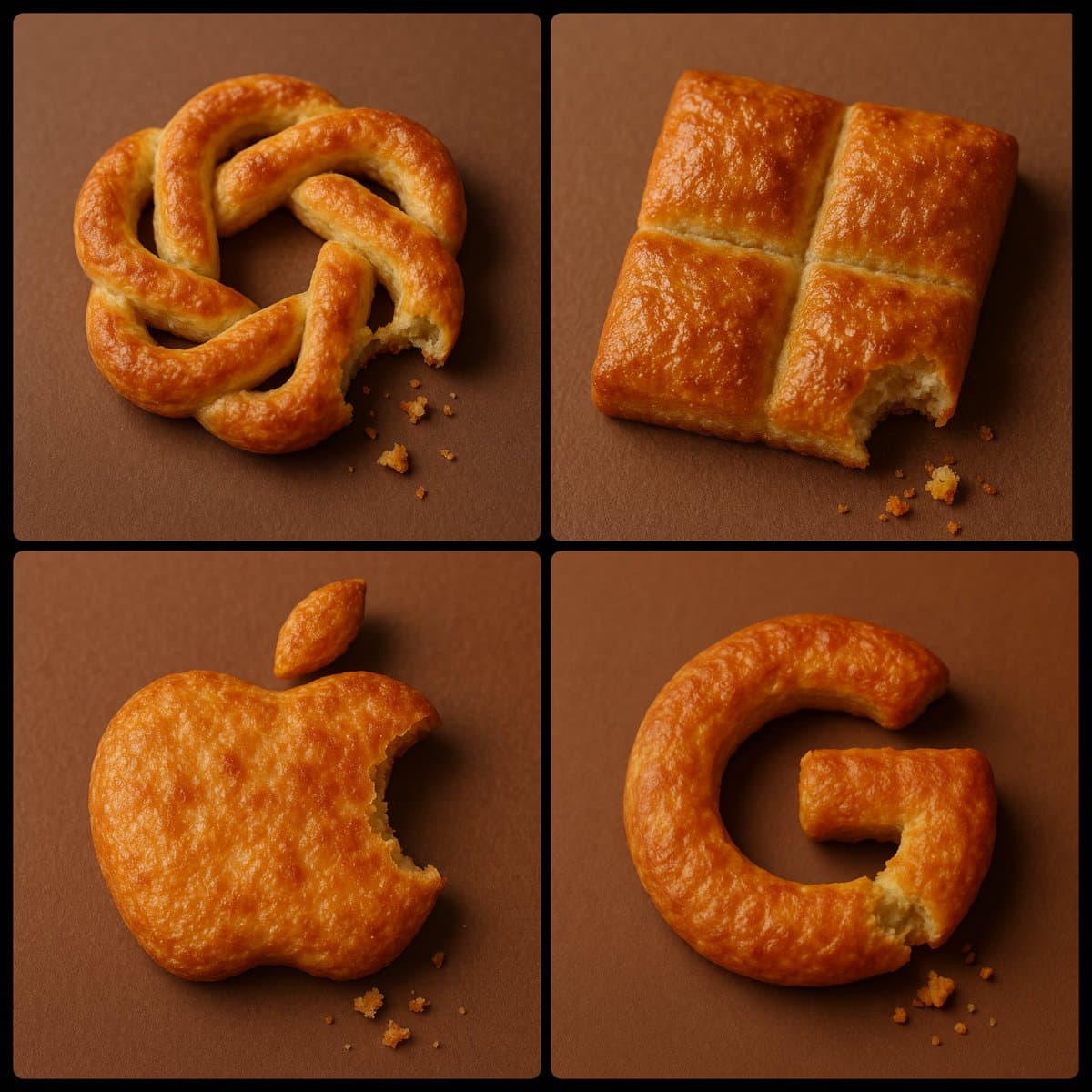 Partially eaten pastry (photography)