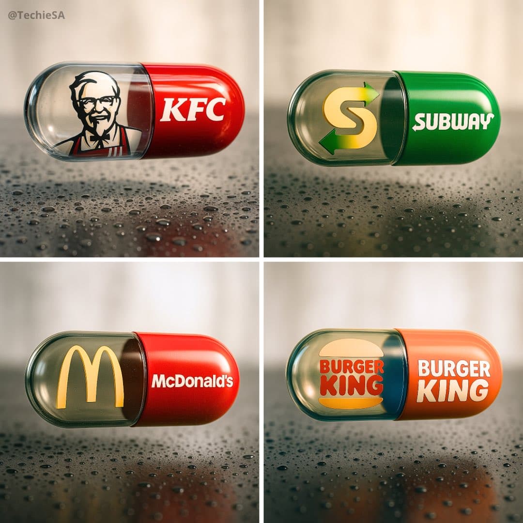 Brand Fast Food Capsules (branding, food)