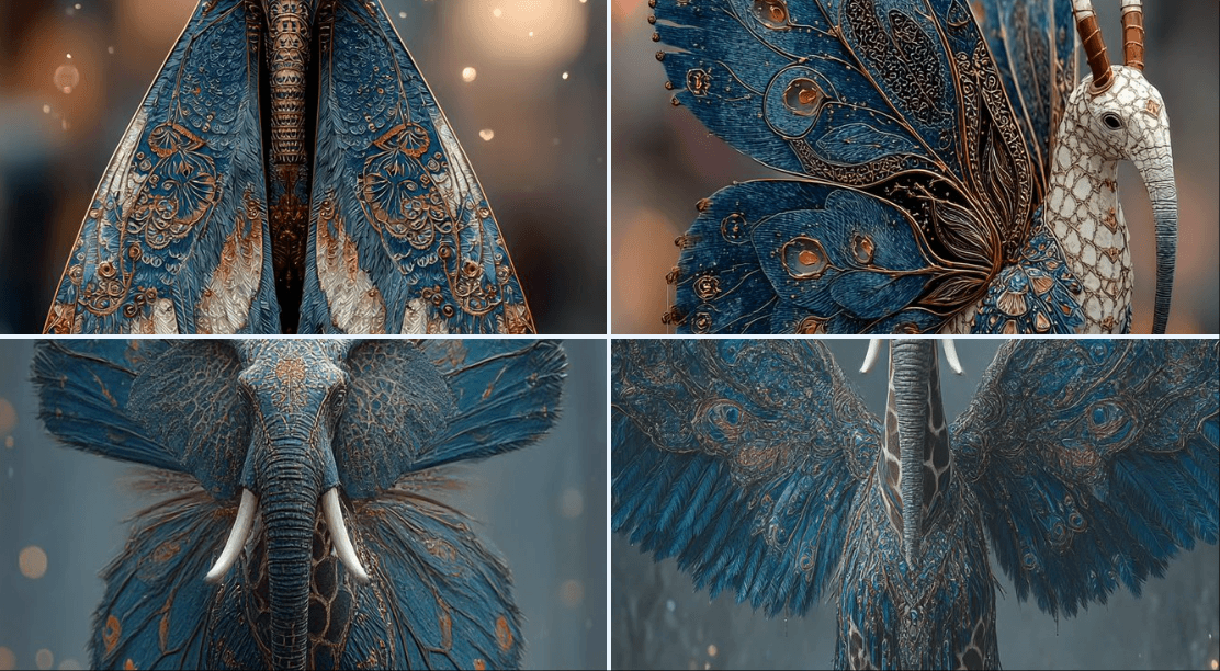 Surreal Avian Fantasy (animal, fantasy)