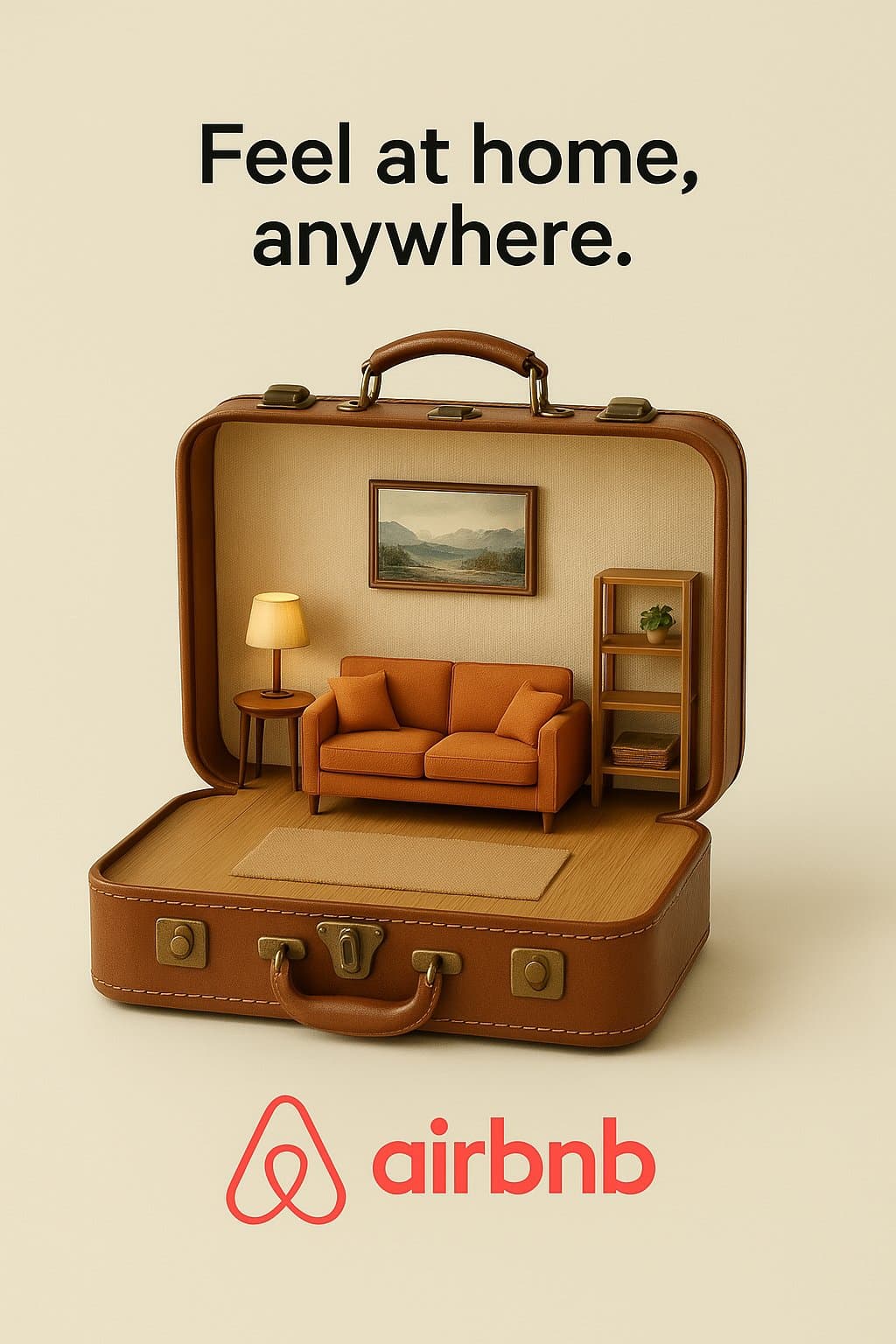Create Airbnb Creative Ads (interior, toy)