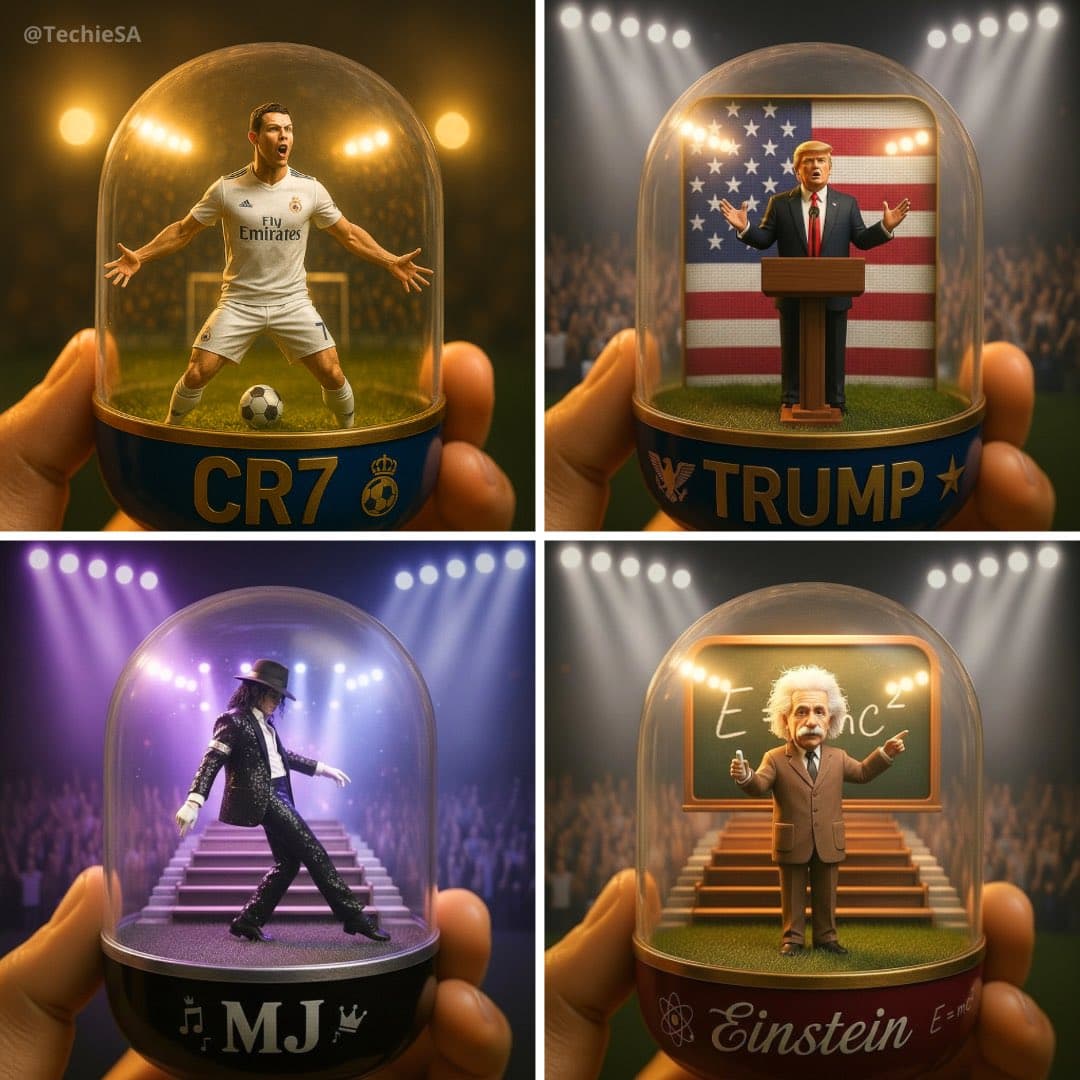 Transparent Gashapon Scene Model (landscape, logo)