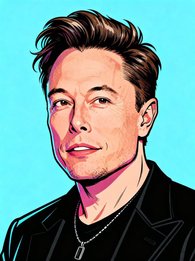 Pop Art Portrait (character, interior)