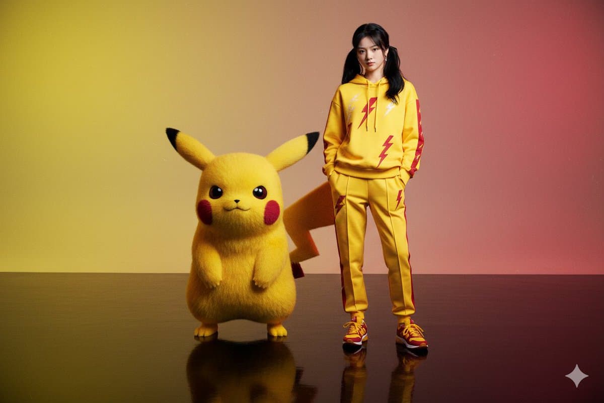 Characters and Pokémon (animal, fashion)