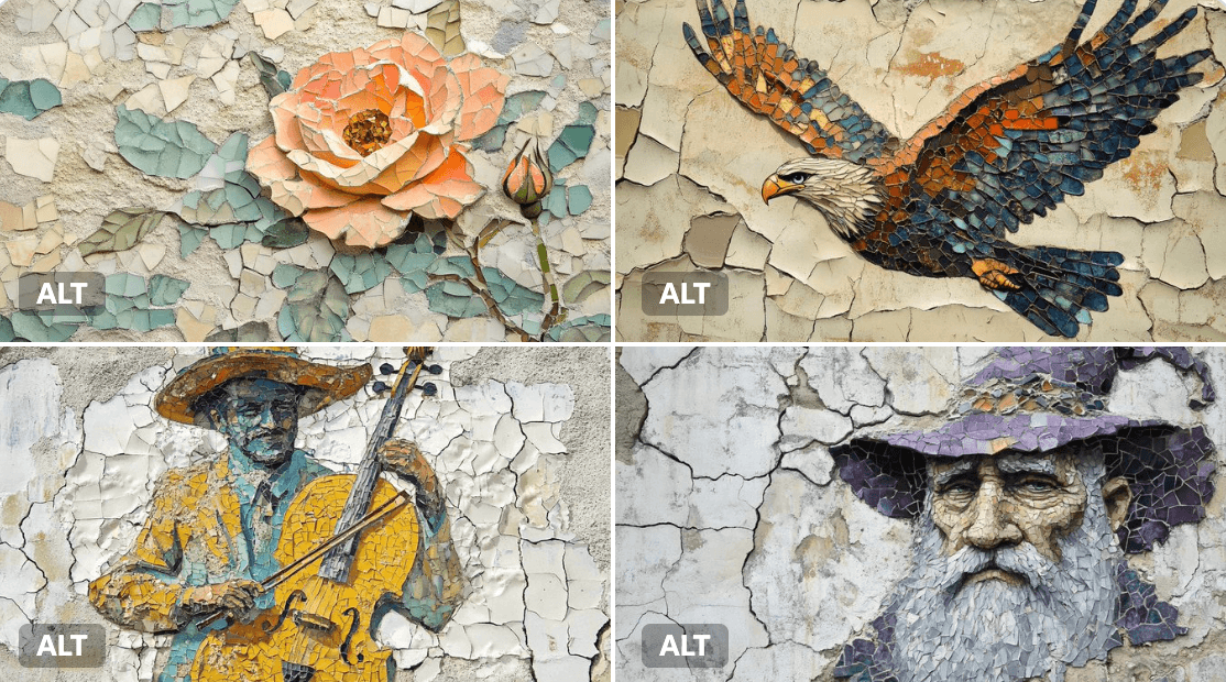Mosaic mural (creative)