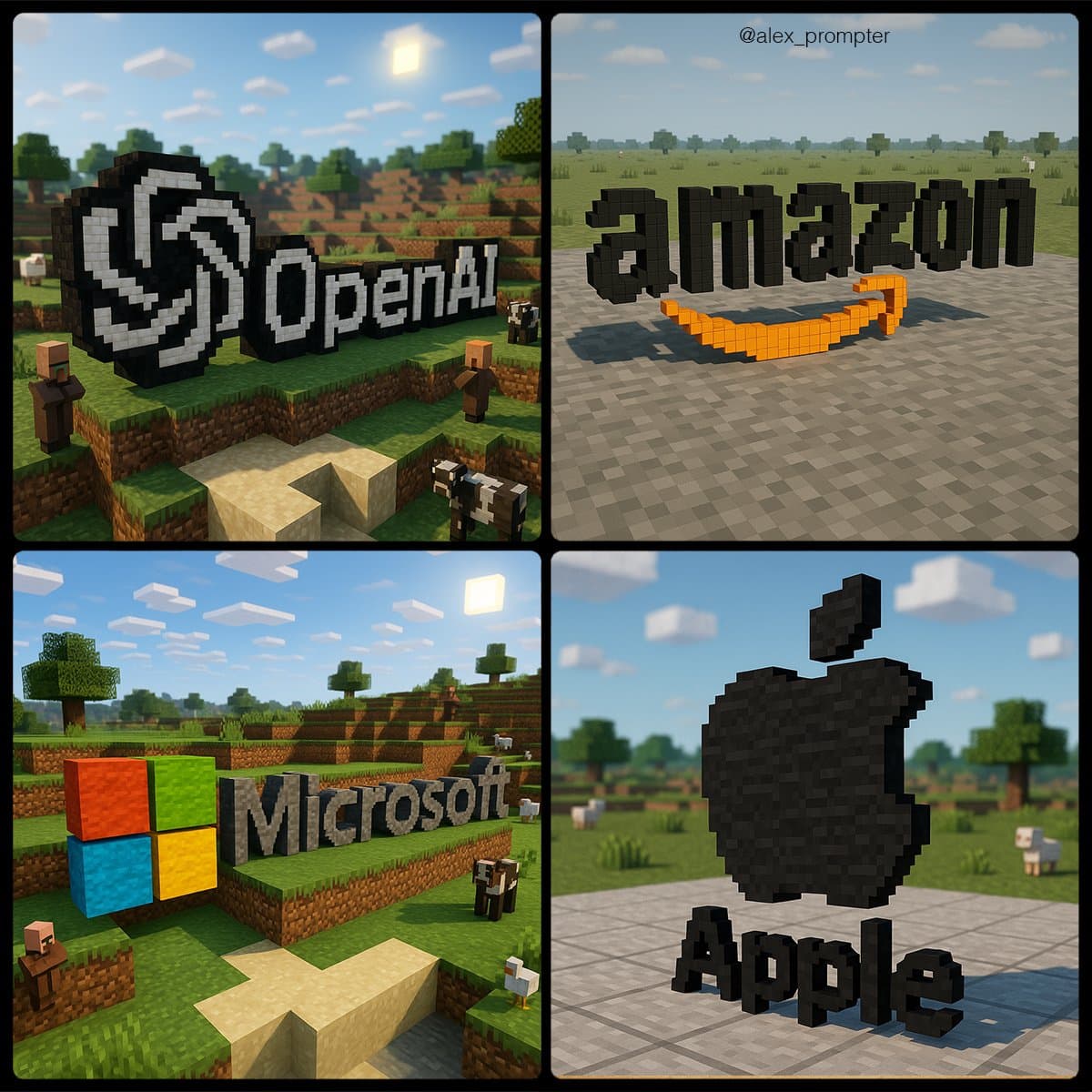 Put the logo into Minecraft (animal, branding)