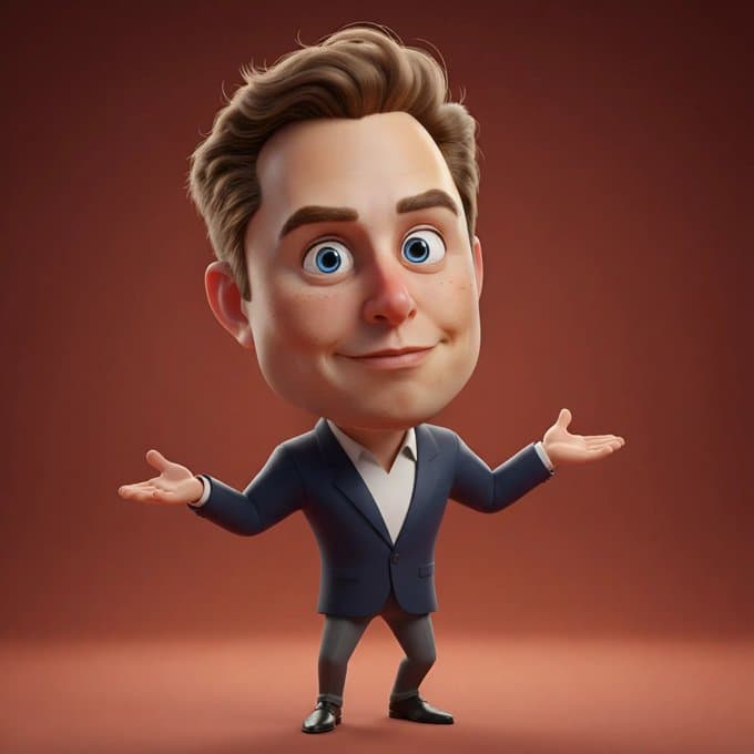 Transform celebrities into fun and whimsical 3D cartoon portraits (cartoon, character)