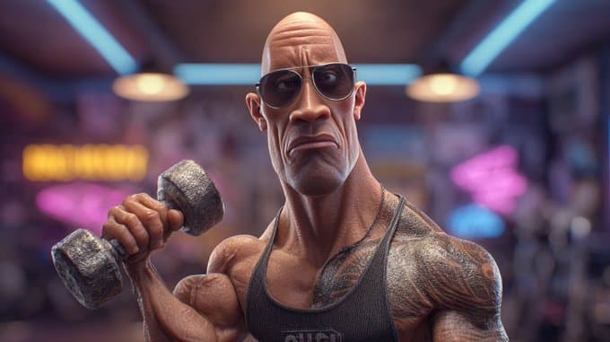 夸张的高清全身漫画