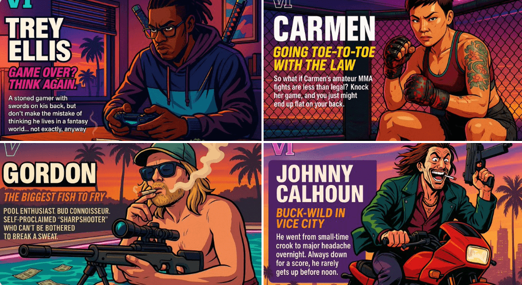 Create your own GTA character (character, gaming)