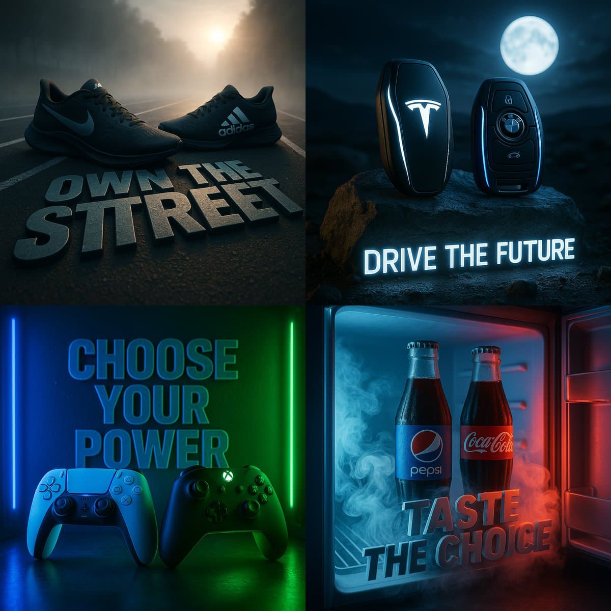 Choose your side (branding, landscape)