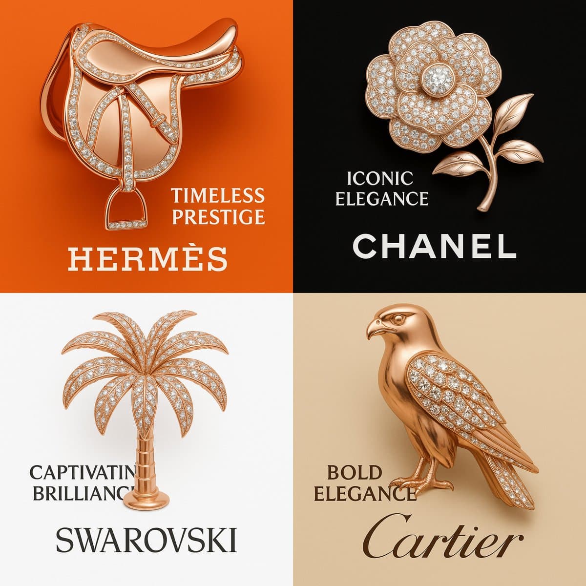 Reimagined Rose Gold (branding, nature)